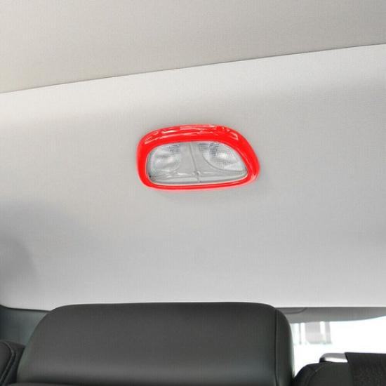 Rear Reading Lamp Switch Cover Trim 1PCS For Jeep Cherokee 2014-2018 Bright Red