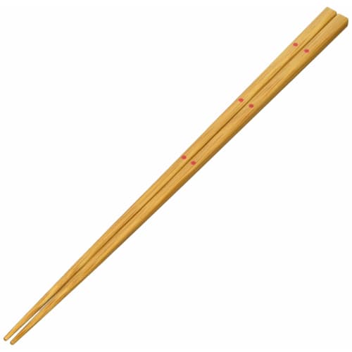 Ishida Japanese Chopsticks, Thin Bamboo, Subaru Red, 22.5cm