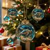Adornos para Fiesta de Fantasía Azul Dorado, Bolas de Navidad Temáticas del Océano, Bolas Transparentes Iluminadas con Medusa Tortuga Pulpo, Creativas para Inauguración de Casa