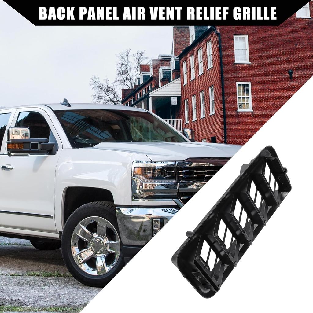 No.13596856 / Back Panel Air Vent Grille for Chevrolet Colorado 2015-2022 for GMC Canyon 2015-2022 / Cabin Pressure Panel Air Vent Grille/Plastic /