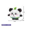 Lovely Animal Sphere Nanobrick Micro Diamond Block Panda Duck Elephant Penguin Dog Fox Build Brick Frog Owl Wolf Rabbit Cow Plaything