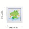 1set Diy Diamond Painting with Frame Handmade Material Paste Educational Toys Diamond Embroidery Handmade Products Need To Point Their Own Drilling