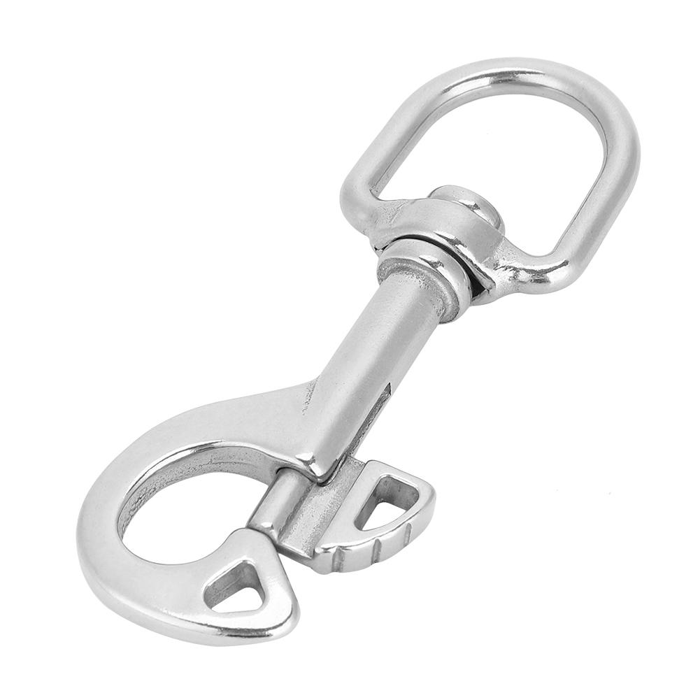 95mm 316 Stainless Steel Hook Swivel Snap Bolt Kit Scuba Diving Accessory
