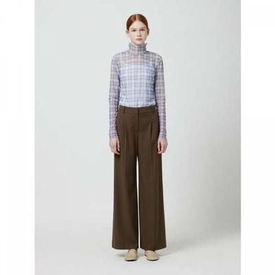 Cc Collect Wool Blend Wide Trousers C253msa001