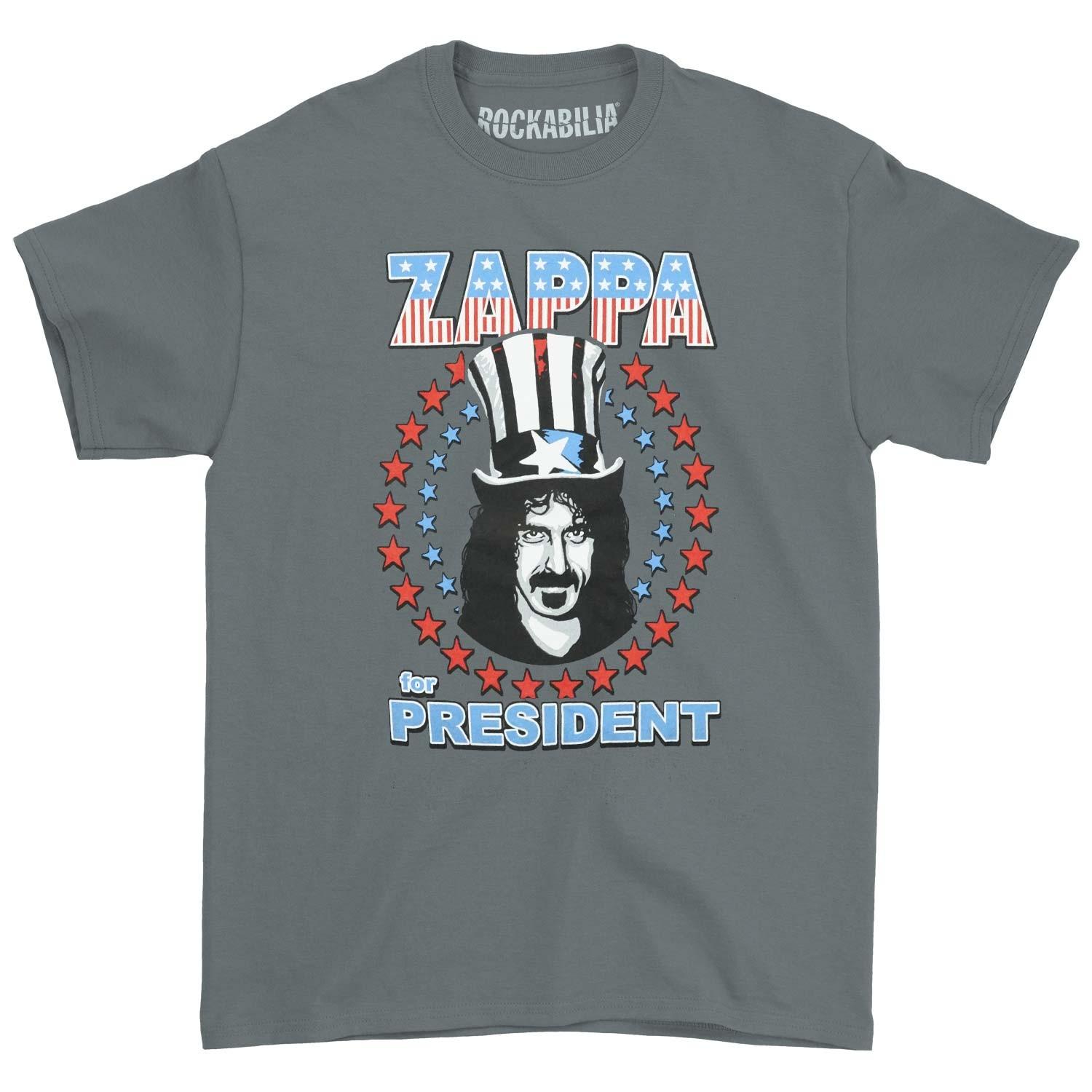 Men s Frank Zappa For President - Star Spangled T-Shirt Mens Womens Tees Top  Heavy Metal L