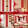 Wedding Ceremony Double Happiness Wall Sticker - Long Strip Simple Design