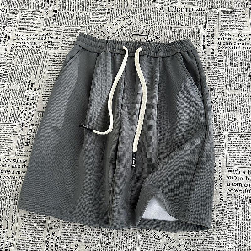 Pineapple Plaid Shorts Men Wear Thin Summer  New Sports Five-point Fashion Brand Loose Casual Breeches