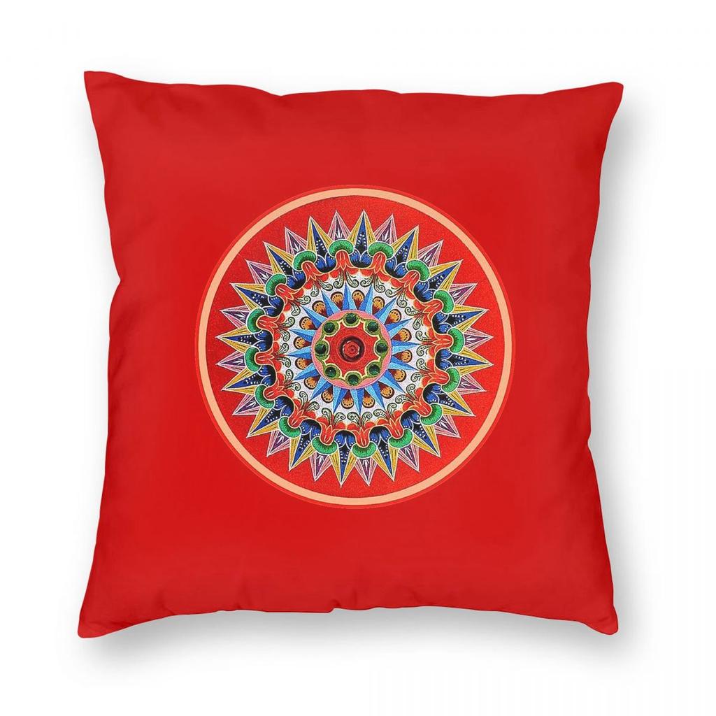 Costa Rican Ox Cart Wheel Square Pillowcase Polyester Linen Velvet Pattern Zip Decor Pillow Case Sofa Cushion Cover