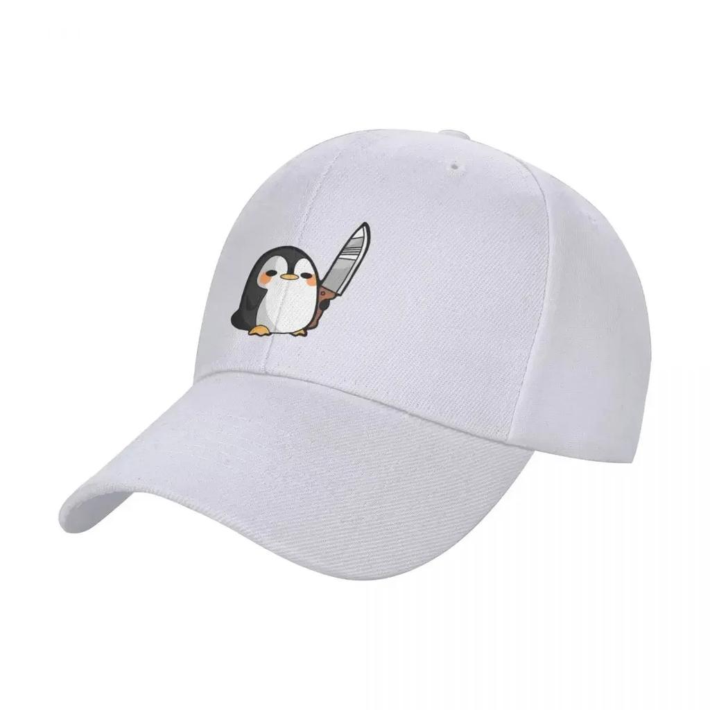 Chibi Penguin Baseball Cap Winter hat Ball  Trucker Hat Big Size  GirlS s Unisexs
