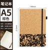 Eco-friendly Notebook Set Made of Coffee Grounds Cork Customizable Business Office Notepad with Gift Box Packaging