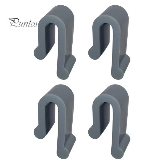 

4/6/8/12 шт. Защитные зажимы для крышки голландской духовки, силиконовые защитные зажимы для столовых приборов, штабелируемые, легко моющиеся, бамперы для посуды, U-образный дизайн 4pcs серый