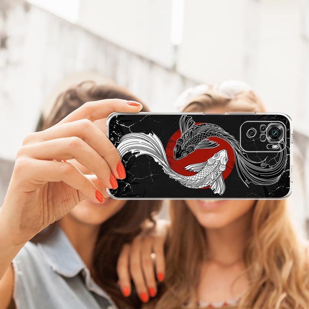 New Square Clear Soft Phone Case For Xiaomi Redmi Note 12 11 9S 9 8 10 Pro+ 7 8T 9C 9A 8A K40 Gaming Cover Tiger neon Leopard