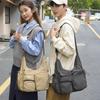 Shoulder Bag Unisex Nylon Multi Pocket Large Capacity Daily Commute