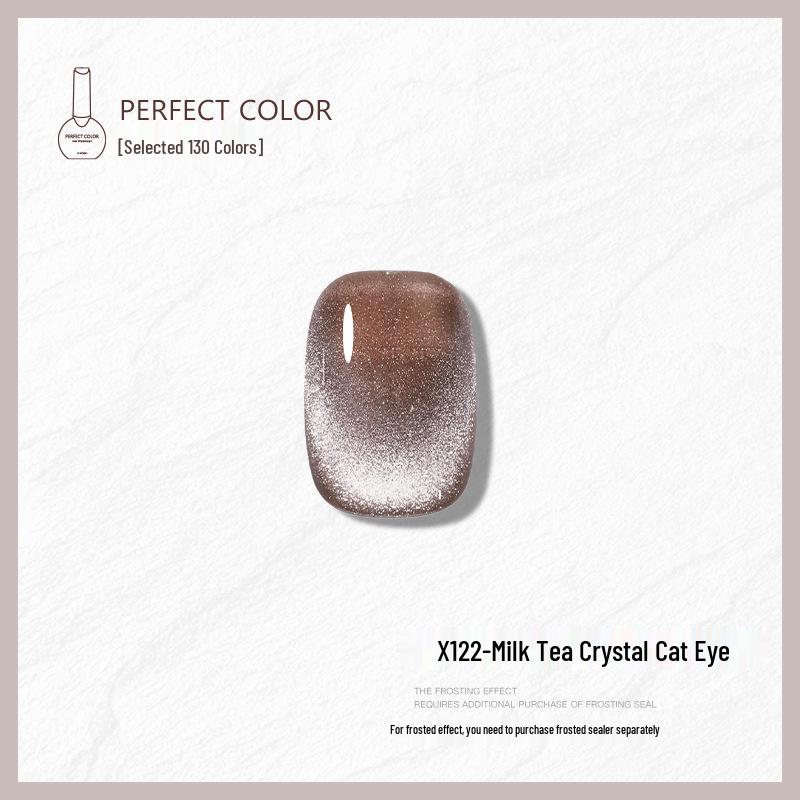 Nail Gel Polish: 130 New Nude & Bright Colors - Ice Translucent, Phototherapy, Glitter, Cat Eye Finish