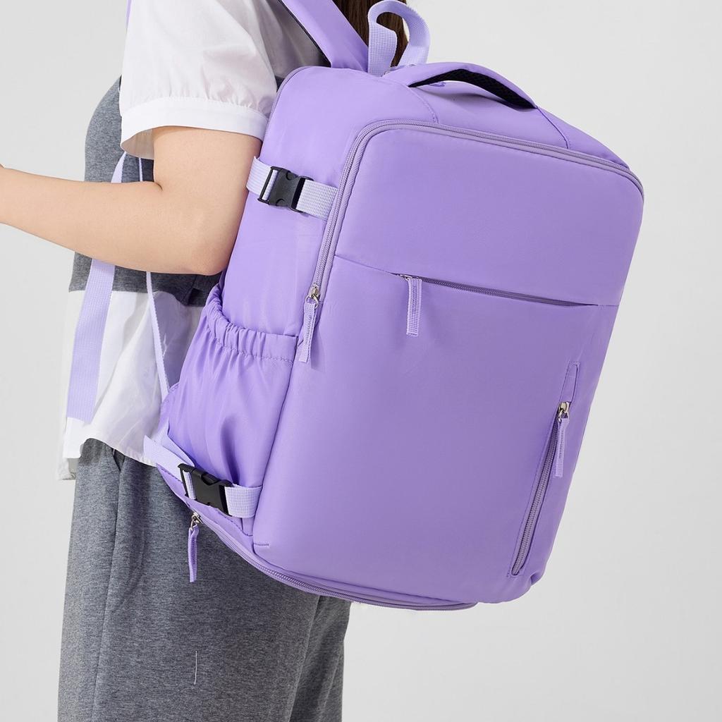 Schoolbag Travel Backpack Business Commuter Backpack Travel Light Luggage Large Capacity Business Trip Commuter Computer School Bag Female