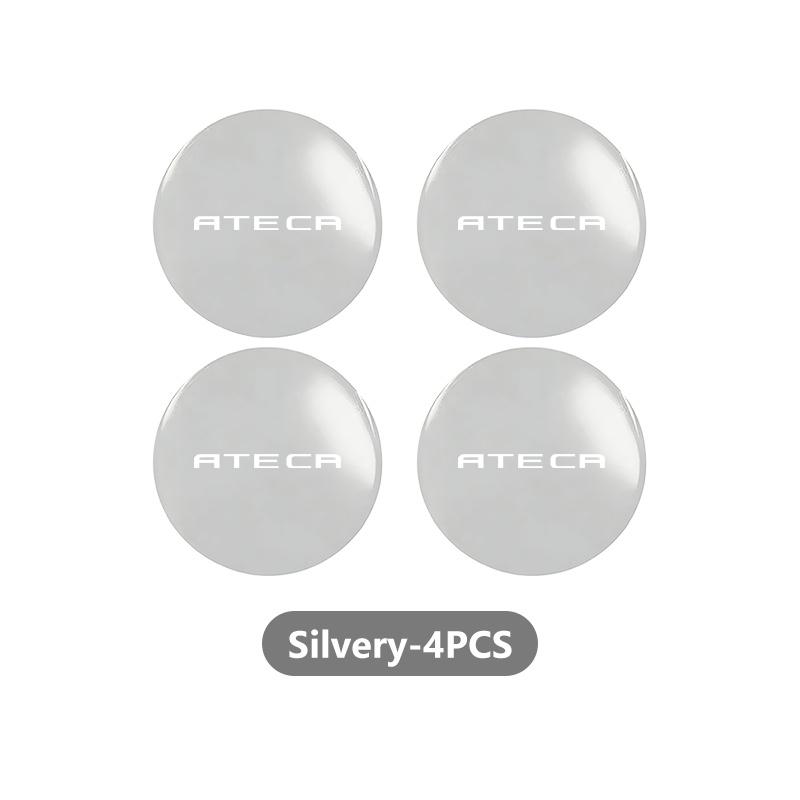 56mm 4pcs Car Wheel Center Hub Cap Badge Logo Sticker For Seat FR Cupra Altea Arona Exeo Leon Ibiza Toledo Mk3 Mk2