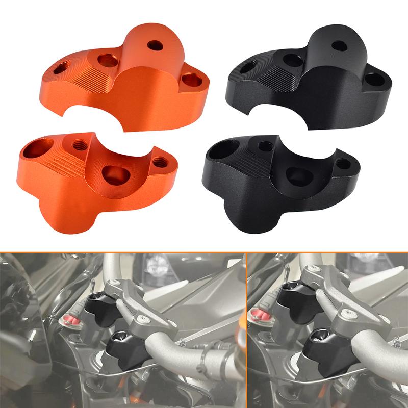 30mm Rise 1-1/8" Bar Risers Motorcycle Handlebar Riser Clamps for KTM 1290 Super Adventure R S T 1290 SAR SAS SAT 2013-2021