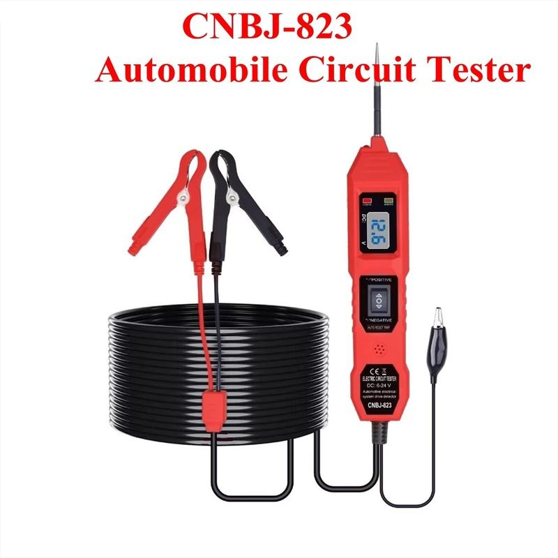 Electric Circuit Tester Car Electrical System Tester Automobile Circuit Tester With Power Switch Vehicle Diagnosti