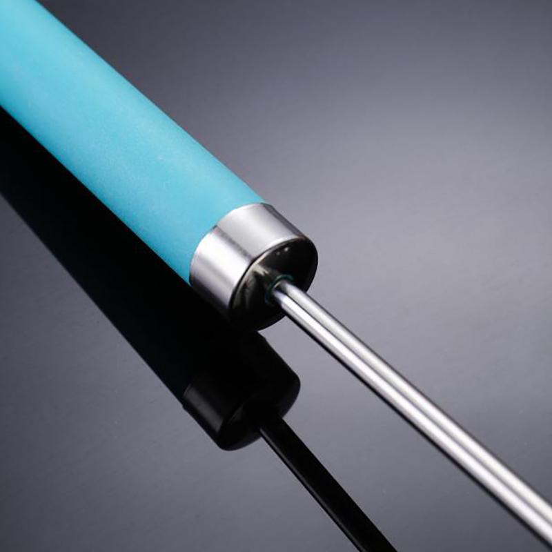 Stainless Steel Household Semi-Automatic Rotating Egg Beater Push-Type Egg Cream Baking Stirring Stick Manual Egg Beater
