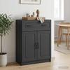 Sideboard Black 66 x 34.5 x 87 cm Particleboard