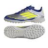 adidas F50 Club Messi Soccer Shoes Synthetic Silver/yellow/blue