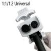 Dental Impression Mixing Gun Fit for 1:1 Impression Mixing Silicone Rubber Dispenser Gun Dispensing Caulking Laboratory Tools
