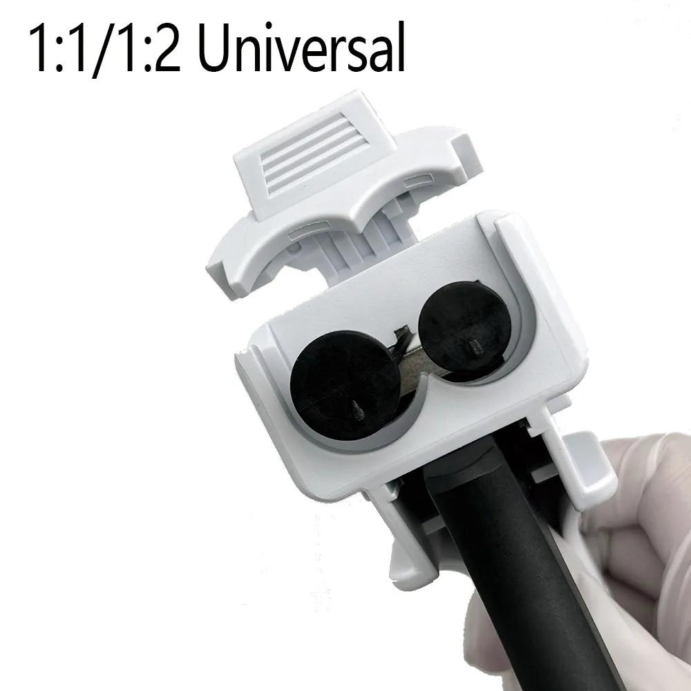 Dental Impression Mixing Gun Fit for 1:1 Impression Mixing Silicone Rubber Dispenser Gun Dispensing Caulking Laboratory Tools
