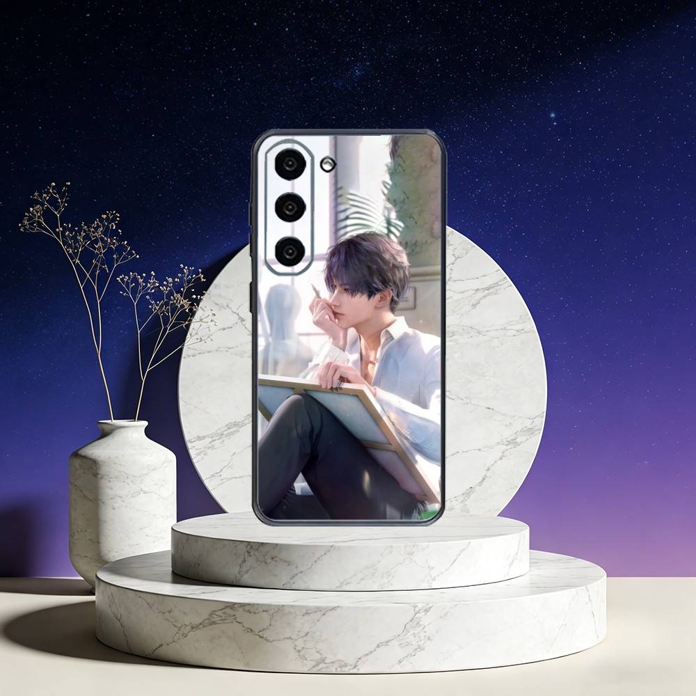 Rafayel L-Love and D-Deepspace Phone Case For Samsung Galaxy A73,A72,A71,A70,A53,A52,A51,Others Soft Black Cover