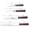 Stainless Steel Cream Spatula with Wooden Handle