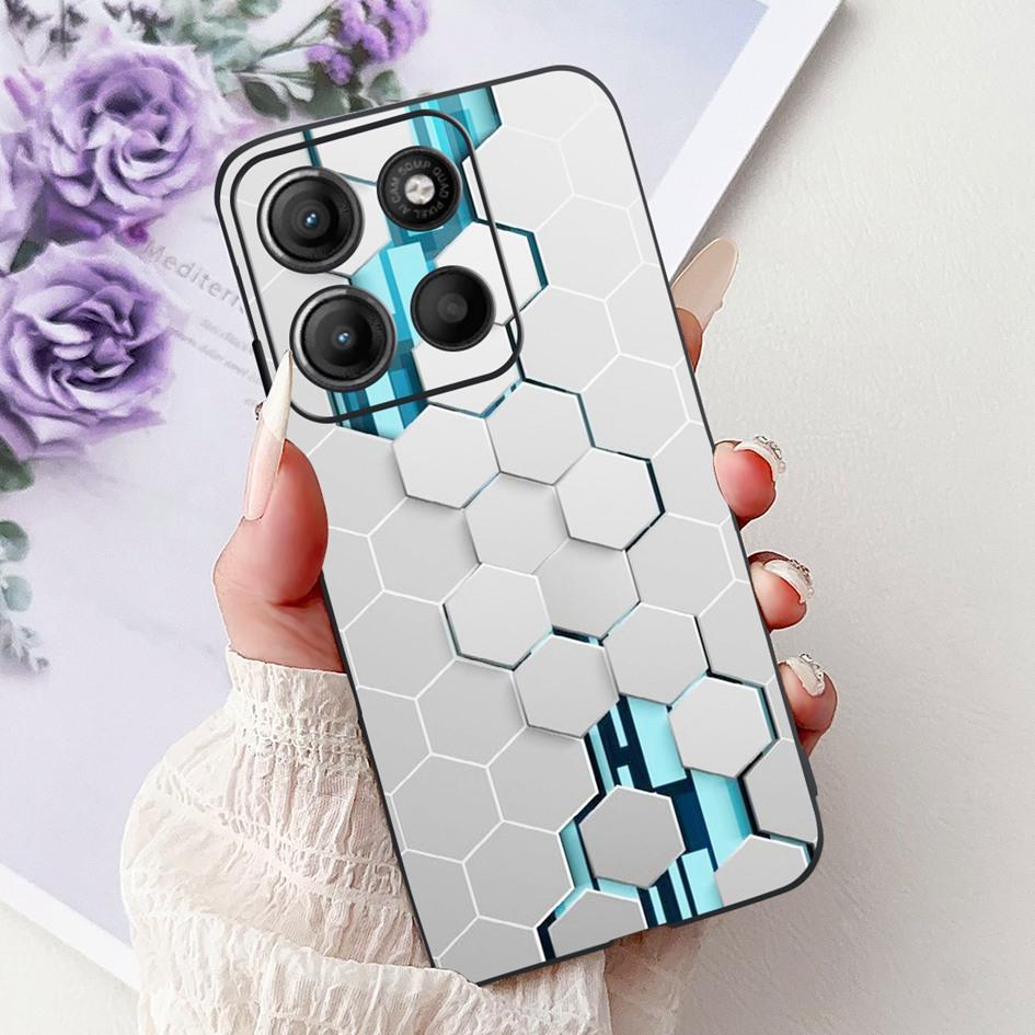 Silicone Case For Motorola Moto G15 G75 2024 Cover Cute Panda Lion Shockproof TPU Phone Cases For MotoG15 MotoG75 G 75 G 15 Etui