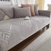 Sofa Cushion Four Seasons Universal Non-Slip Sofa Cover Short Plush Leather Cushion Cover Cloth Cover Modern Simple Thickened