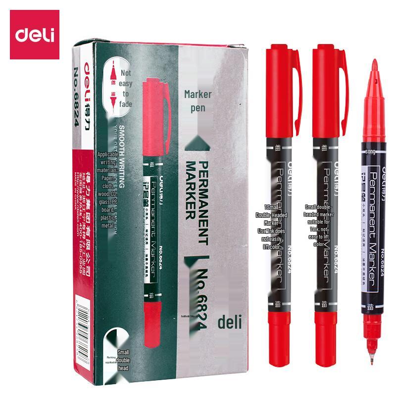 Deli Start 6824 Double-Ended Marker