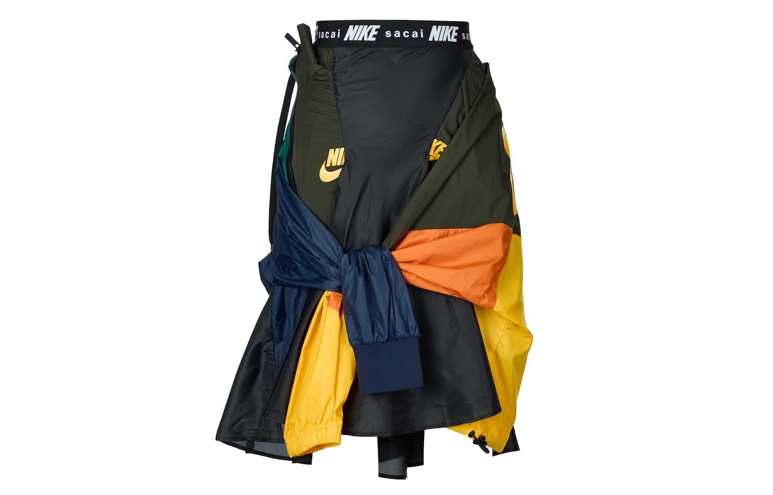 Nike X Sacai Women s Skirt Black/University Gold CD6299-010 XXS