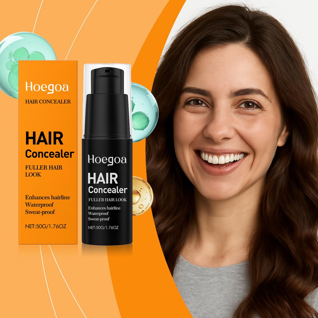 HOEGOA Hair Concealer Powder Cover Thinning Hair Roots Instant Volumizing Scalp Shadow for Women & Men