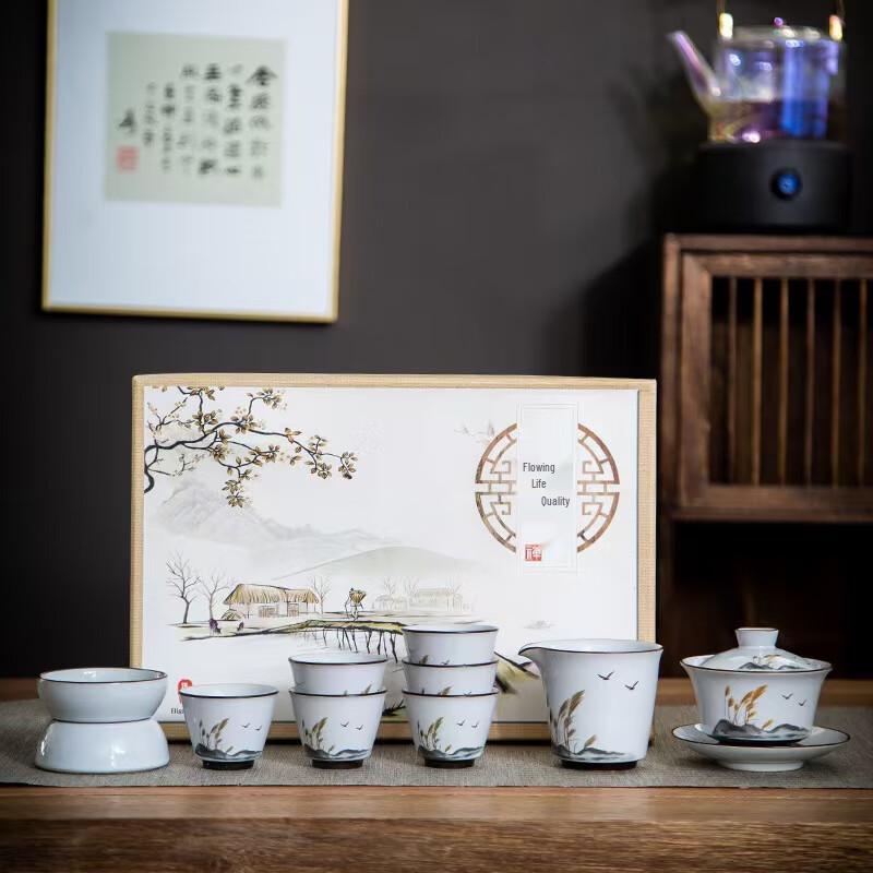 

Chinese Blue and White Porcelain Kung Fu Tea Set