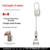 Stainless Steel Safety Cable for Hanging and Securing Signs or Lighting