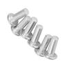 100pcs GB867 M4 Flat Head Aluminum Rivets Flat Head   Rivet (M4 * 10)