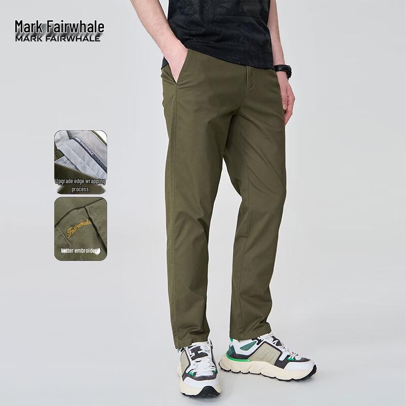 

Mark Fairwhale Men s 2025 Autumn Elastic Straight-Leg Casual Pants M