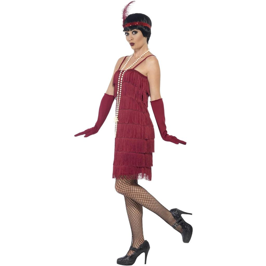 Smiffys Womens/Ladies Flapper Costume Set