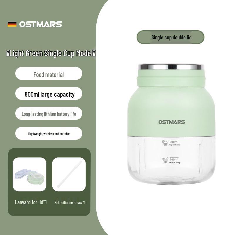 OSTMARS Portable Wireless Multifunctional Juicer with Ice Crusher