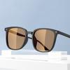 Fashion Ultralight Photochromic Sunglasses for Men Women Vintage Square Frame Anti-blue Light Eyewear