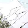 2025 Korean Style S-Shaped Tassel Wave Earrings for Best Friends
