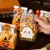 30pcs Halloween Stickers Pumpkin Ghost Bat Castle Party Box Gift Bag Packaging Sealing Stickers Round Adhesive Decorative