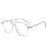 Women Retro Anti Blue Light Computer Glasses Designer Vintage Men Half Frames Eyeglasses Trendy Office Accessory
