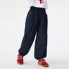 Little YINMAN Girls' Cartoon Embroidered Denim Joggers