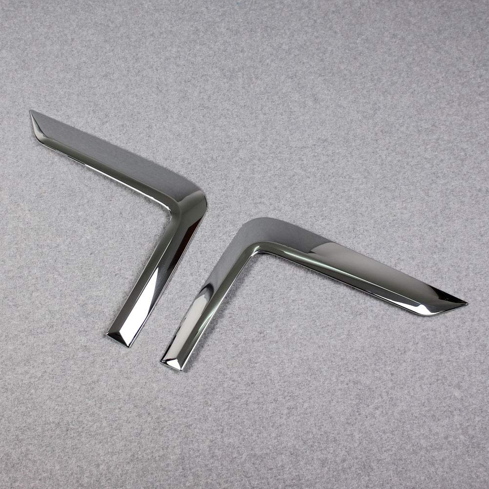RUIQ Chrome Front Fog Lamp Garnish Bezel Cover for Toyota RAIZE Custom Design (200 Series) - (Bezel A)
