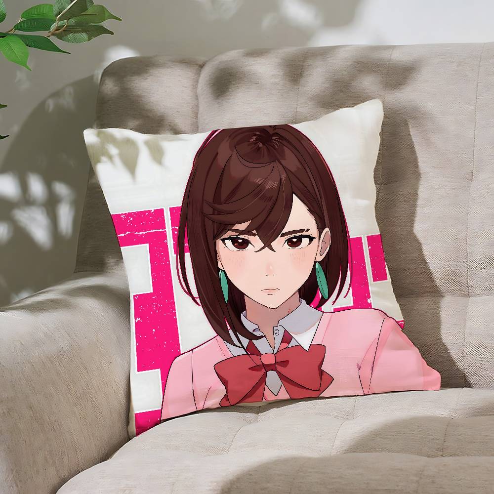 

Anime Dandadan Pillow Case Cushion Cover Soft Cute Throw Pillow Case For Car Sofa Pillowcase Polyester With Zipper 16x16Inch