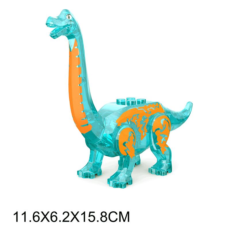 Jurassic Dinosaur Building Blocks Toys Park Compatible Major Brand Gifts Simulation Animal T-Rex Raptor Ankylosaur Diamond