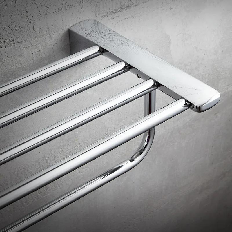 304 Stainless Steel Bathroom Hardware Chrome Towel Storage Rack ,Corner Shelf,Toilet Brush,Paper Holder Bathroom Accessories