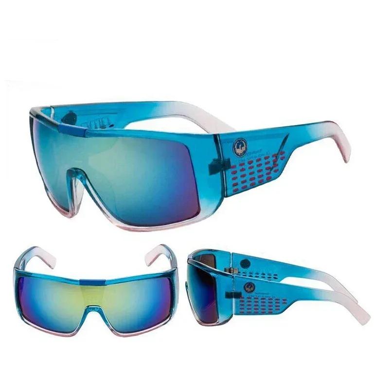 Oversized Dragon Domo Sunglasses For Men Women Brand Design Cycling Sports Sun Glasses Fashion Vintage Male Eyewear Goggle